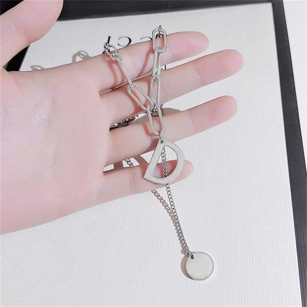 2023 designer new jewelry minority gandi family necklace personality fashion cool ins titanium steel non fading clavicle chain style, Black
2023 designer new jewelry minority gandi family necklace personality fashion cool ins titanium steel non fading clavicle chain style, Black