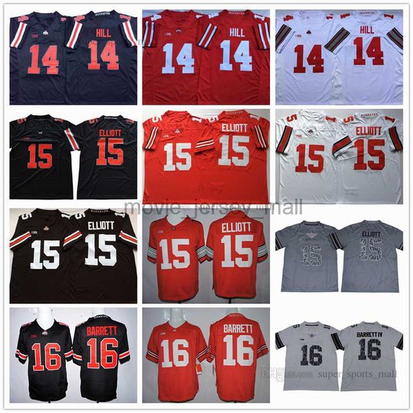 ncaa ohio state buckeyes college football jersey 16 j.t barrett 14 k.j. hill 15 ezekiel elliott stitched, Black
ncaa ohio state buckeyes college football jersey 16 j.t barrett 14 k.j. hill 15 ezekiel elliott stitched, Black
