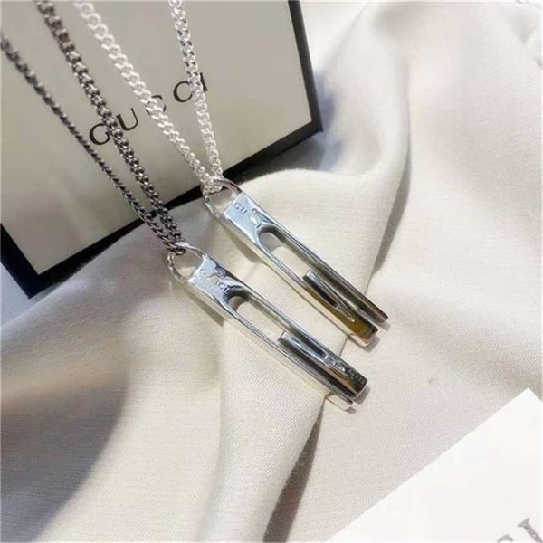 2023 designer new fashion jewelry zhigujia 925 silver couple vertical long pendant double necklace couple's valentine's day gift
2023 designer new fashion jewelry zhigujia 925 silver couple vertical long pendant double necklace couple's valentine's day gift