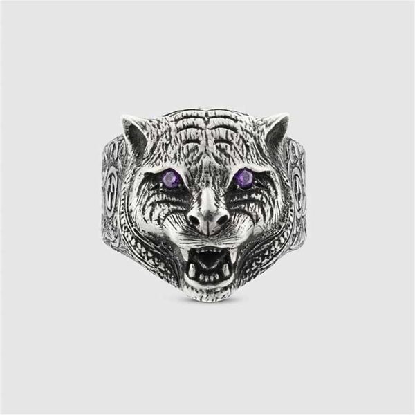 2023 designer new jewelry same antique double tiger head ring fashion straight, Silver
2023 designer new jewelry same antique double tiger head ring fashion straight, Silver