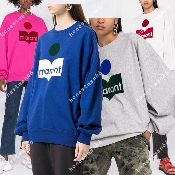 23ss isabel marant women desginer fashion classic cotton sweatshirt new is double pressed velvet contrast loose medium and long round neck f, Black
23ss isabel marant women desginer fashion classic cotton sweatshirt new is double pressed velvet contrast loose medium and long round neck f, Black