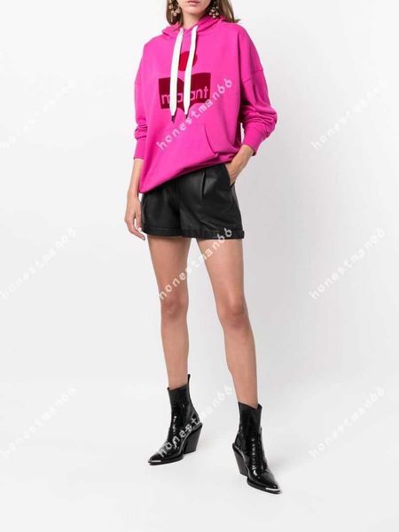 23ss new isabel marant women desginer fashion classic cotton sweatshirt contrast embossed flocking printed loose hoodie sportshirt, Black
23ss new isabel marant women desginer fashion classic cotton sweatshirt contrast embossed flocking printed loose hoodie sportshirt, Black