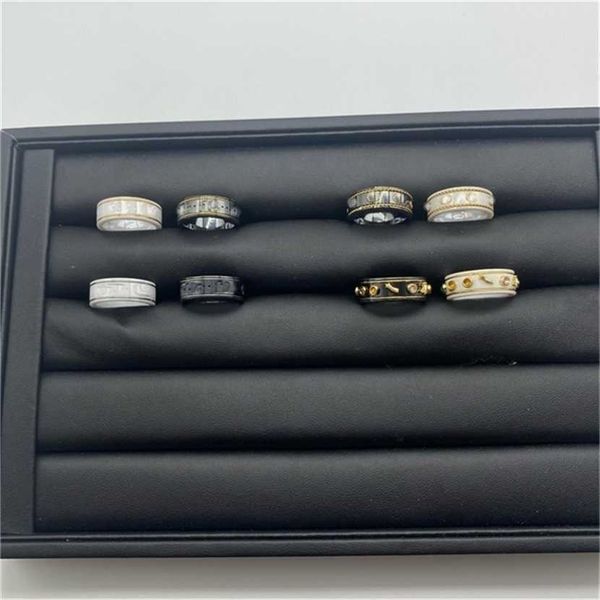 2023 designer new fashion jewelry ancient family ceramic black white double letter element bee planet fashion male and female couple pair ri, Silver
2023 designer new fashion jewelry ancient family ceramic black white double letter element bee planet fashion male and female couple pair ri, Silver