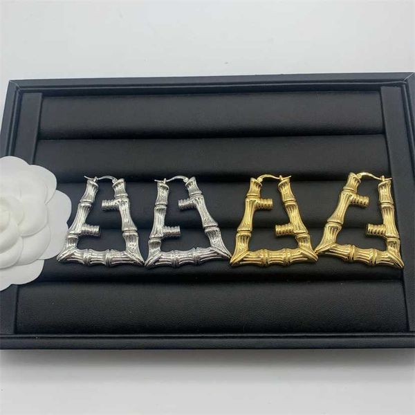 2023 designer fenjia new style fashion 18k medieval bamboo triangle irregular cold wind women's earrings, Golden
2023 designer fenjia new style fashion 18k medieval bamboo triangle irregular cold wind women's earrings, Golden