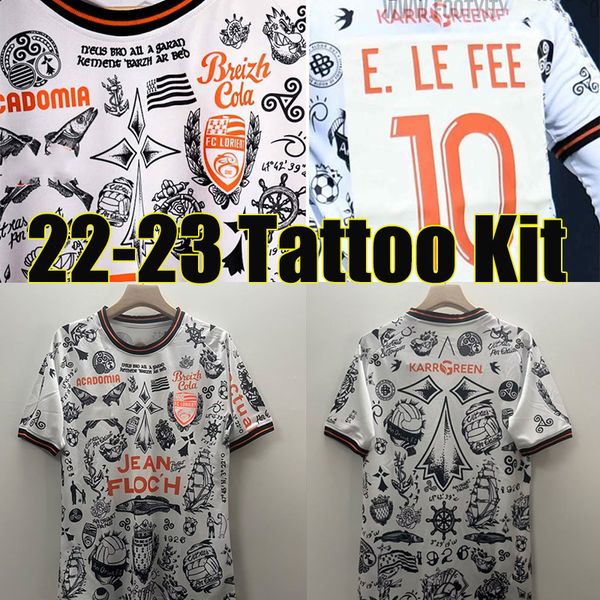 2023 lorient tattoo version soccer jerseys special edition maillots de foot 23/24 grbic hamel le fee radovanovic delaplace wissa boisgard bo, Black;yellow
2023 lorient tattoo version soccer jerseys special edition maillots de foot 23/24 grbic hamel le fee radovanovic delaplace wissa boisgard bo, Black;yellow