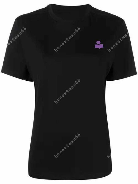 isabel marant women desginer fashion classic cotton t shirt new is front and back size printed round neck women short sleeve t-shirt five co, White 
isabel marant women desginer fashion classic cotton t shirt new is front and back size printed round neck women short sleeve t-shirt five co, White