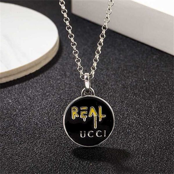 2023 designer new jewelry punk style sterling silver real letter necklace black enamel drop glue hip hop chain
2023 designer new jewelry punk style sterling silver real letter necklace black enamel drop glue hip hop chain