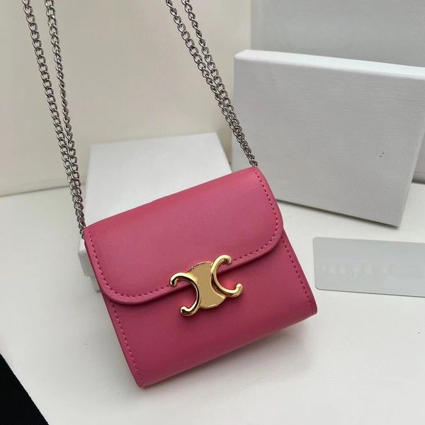 designer brand wallet short coin purse card bag high-end leather folding mini purse clutch fashion design chain cross-body single shoulder b, Red;black
designer brand wallet short coin purse card bag high-end leather folding mini purse clutch fashion design chain cross-body single shoulder b, Red;black