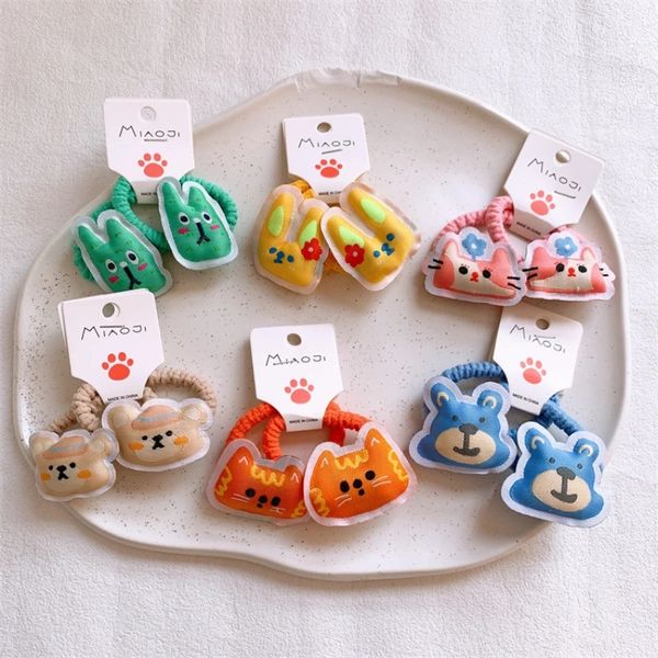 1 pair new sweet girl princess rubber band hair accessories children's cotton filled fabric cute cartoon animal hair rope, Slivery;white
1 pair new sweet girl princess rubber band hair accessories children's cotton filled fabric cute cartoon animal hair rope, Slivery;white