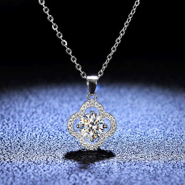 necklaces strands strings 925 sterling silver pendant 1 mosan diamond necklace women's fashion clover flower new silver pendant clavicl
necklaces strands strings 925 sterling silver pendant 1 mosan diamond necklace women's fashion clover flower new silver pendant clavicl