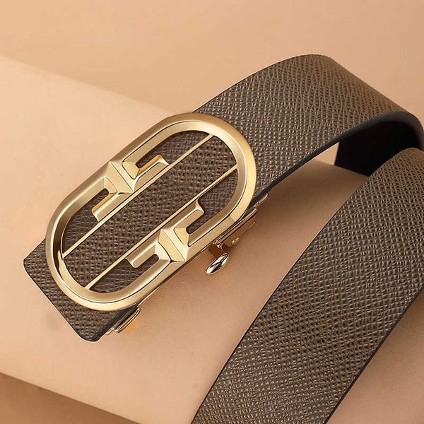suspenders the first layer of cowhide toothless automatic buckle middle-aged and young men's underwear trousers belt with leather, Black;brown
suspenders the first layer of cowhide toothless automatic buckle middle-aged and young men's underwear trousers belt with leather, Black;brown