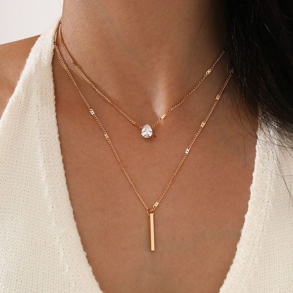 simple crystal geometric gold color pendant necklace set for women charms fashion square rhinestone female jewelry 2023, Golden;silver
simple crystal geometric gold color pendant necklace set for women charms fashion square rhinestone female jewelry 2023, Golden;silver
