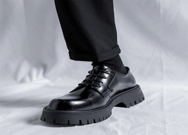 man japan harajuku korean streetwear fashion business wedding leather shoe men high sole platform casual leather shoes 2207279120185, Black
man japan harajuku korean streetwear fashion business wedding leather shoe men high sole platform casual leather shoes 2207279120185, Black