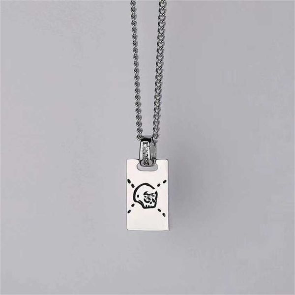 2023 designer new jewelry double elf pendant skull silver plated men and women lovers' same hip-hop necklace accessories, Black
2023 designer new jewelry double elf pendant skull silver plated men and women lovers' same hip-hop necklace accessories, Black