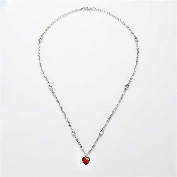 2023 designer new jewelry same interlocking double enamel love necklace straight, Silver
2023 designer new jewelry same interlocking double enamel love necklace straight, Silver