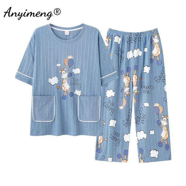 womens sleepwear capris pajamas for women summer shorts kawaii moon giraffe clouds printing lovely homewear cotton pijamas woman 230317, Black;red
womens sleepwear capris pajamas for women summer shorts kawaii moon giraffe clouds printing lovely homewear cotton pijamas woman 230317, Black;red