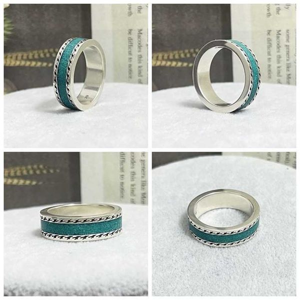 2023 designer new fashion jewelry double enamel men's and women's ring silver simple couple's same ring
2023 designer new fashion jewelry double enamel men's and women's ring silver simple couple's same ring