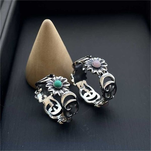2023 designer new fashion jewelry s925 silver ancient turquoise z fritillaria pink shellfish daisy hollow out women's flower index fing
2023 designer new fashion jewelry s925 silver ancient turquoise z fritillaria pink shellfish daisy hollow out women's flower index fing