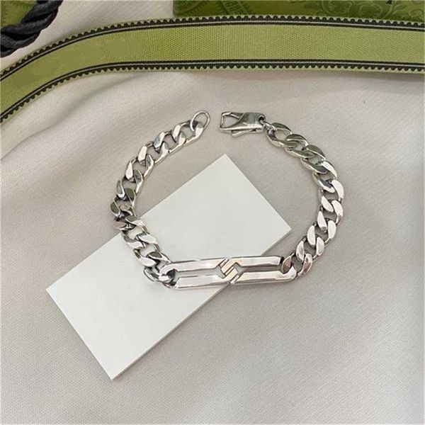 2023 designer new fashion jewelry gujia s925 sterling silver li zhongshuo same couple fashion simple bracelet for men and women, Black
2023 designer new fashion jewelry gujia s925 sterling silver li zhongshuo same couple fashion simple bracelet for men and women, Black