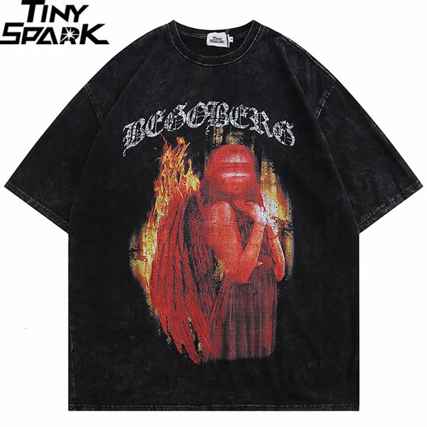 mens tshirts hip hop washed tshirt streetwear illusion fire flame printed t shirt 2023 men summer short sleeve harajuku cotton tshirt 23031, White;black
mens tshirts hip hop washed tshirt streetwear illusion fire flame printed t shirt 2023 men summer short sleeve harajuku cotton tshirt 23031, White;black