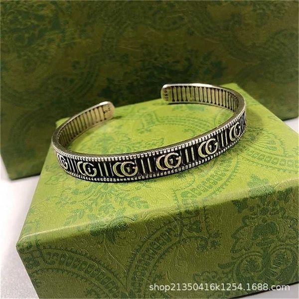 2023 designer new fashion jewelry gujia double stripe 925 couple bracelet trend fashion men's and women's bracelet versatile, Black
2023 designer new fashion jewelry gujia double stripe 925 couple bracelet trend fashion men's and women's bracelet versatile, Black