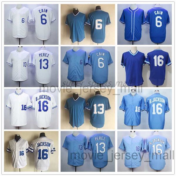 vintage college baseball wears jersey 6 lorenzo cain 13 salvador perez 16 bo jackson 5 george brett 1985 men women youth size s--xxxl, Blue;black
vintage college baseball wears jersey 6 lorenzo cain 13 salvador perez 16 bo jackson 5 george brett 1985 men women youth size s--xxxl, Blue;black
