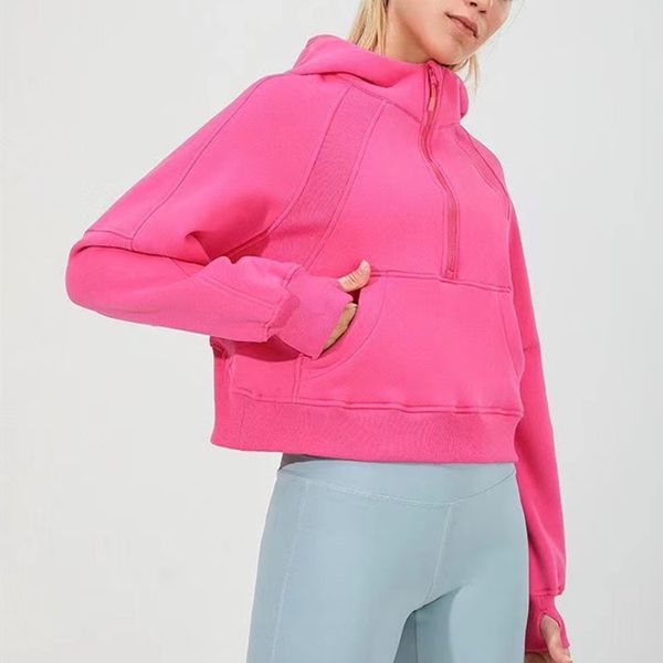 lu88288 women's autumn hoodies sweatshirt yoga wear jacket ladies gym workout coat half zipper fleece loose workout pullover
lu88288 women's autumn hoodies sweatshirt yoga wear jacket ladies gym workout coat half zipper fleece loose workout pullover