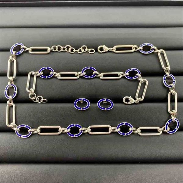 2023 designer new necklace ancient family letter enamel personalized neck chain bracelet earrings fashion trend jewelry, Silver
2023 designer new necklace ancient family letter enamel personalized neck chain bracelet earrings fashion trend jewelry, Silver