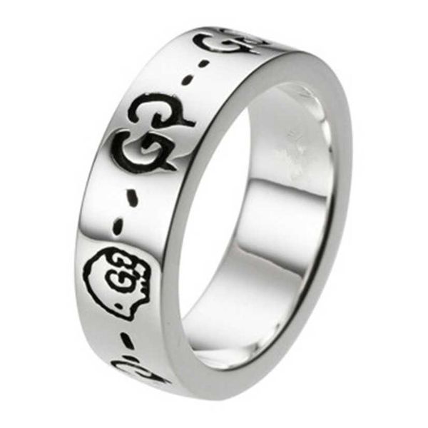 2023 designer new jewelry ring elf skull hollowed out double enamel for men and women to give valentine's day gifts, Silver
2023 designer new jewelry ring elf skull hollowed out double enamel for men and women to give valentine's day gifts, Silver