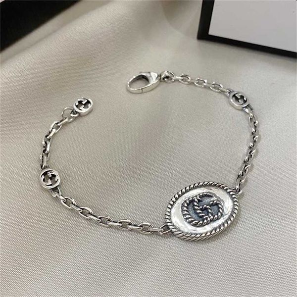 2023 designer new jewelry sterling silver double fried dough twist interlocking bracelet fashion simple couple bracelet, Black
2023 designer new jewelry sterling silver double fried dough twist interlocking bracelet fashion simple couple bracelet, Black