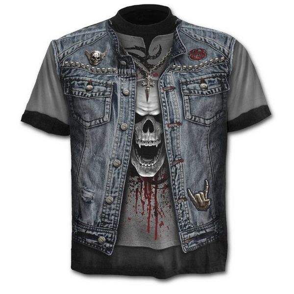summer skull 3d digital print short sleeve t-shirt fashion trend blood skull milk silk print men's clothing coo lpolyester fibre worth, White;black
summer skull 3d digital print short sleeve t-shirt fashion trend blood skull milk silk print men's clothing coo lpolyester fibre worth, White;black
