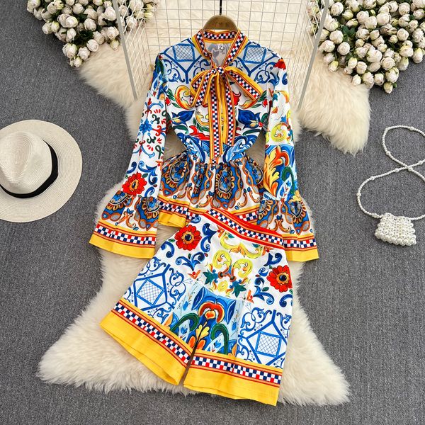 women shorts sets runway two piece dress flare sleeve bow neck ruffles blouse shirts and wid-leg short pants 2 pieces outfits 2023, White
women shorts sets runway two piece dress flare sleeve bow neck ruffles blouse shirts and wid-leg short pants 2 pieces outfits 2023, White