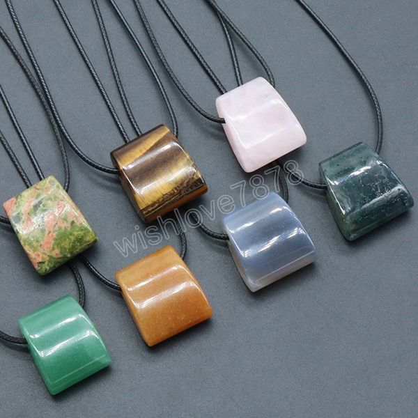 natural stone pendant crystals flash labradorite tiger eye stone charms long rope chains pendant necklaces for women jewelry, Silver
natural stone pendant crystals flash labradorite tiger eye stone charms long rope chains pendant necklaces for women jewelry, Silver