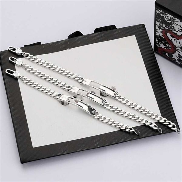 2023 designer new jewelry same thai silver bracelet men's and women's hip hop fashion, Black
2023 designer new jewelry same thai silver bracelet men's and women's hip hop fashion, Black
