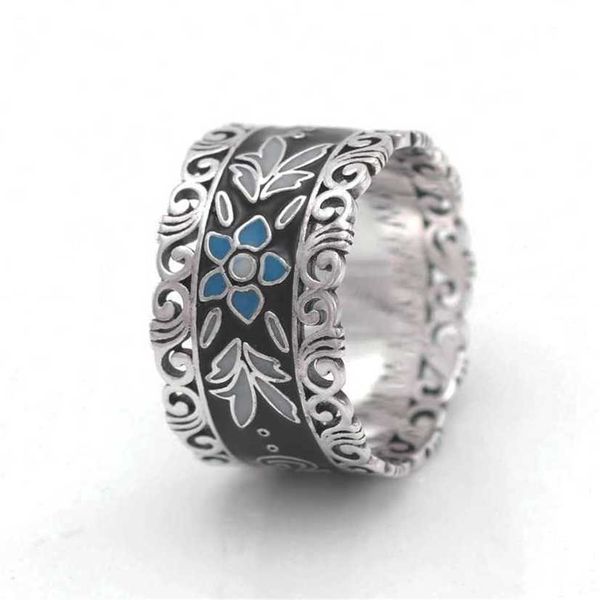 2023 designer new jewelry series court style personalized flower carving wide silver food ring lovers fashion
2023 designer new jewelry series court style personalized flower carving wide silver food ring lovers fashion