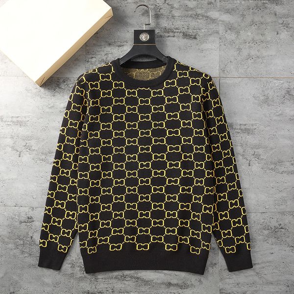 men designer sweater letter embroidery winter autumn sweatshirt crew neck mens long sweater, White;black
men designer sweater letter embroidery winter autumn sweatshirt crew neck mens long sweater, White;black