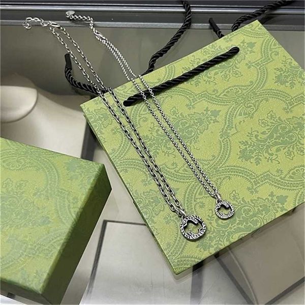 2023 designer new fashion jewelry kmx. gujia 925 silver double old pattern necklace men's and women's bian boxian same size clavic
2023 designer new fashion jewelry kmx. gujia 925 silver double old pattern necklace men's and women's bian boxian same size clavic
