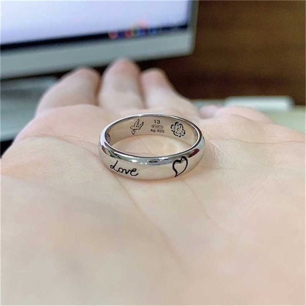 2023 designer new fashion jewelry gu fearless blind for love s925 couple flower and carved pair ring, Silver
2023 designer new fashion jewelry gu fearless blind for love s925 couple flower and carved pair ring, Silver