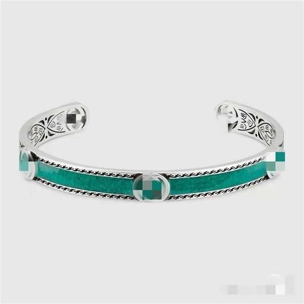 2023 designer new jewelry double enamel green bracelet trend men's and women's lovers' versatile bracelet, Black
2023 designer new jewelry double enamel green bracelet trend men's and women's lovers' versatile bracelet, Black