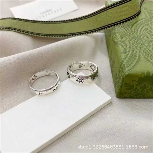2023 designer new fashion jewelry 925 double flower pattern love fearless fashion men's and women's couple pair ring, Silver
2023 designer new fashion jewelry 925 double flower pattern love fearless fashion men's and women's couple pair ring, Silver