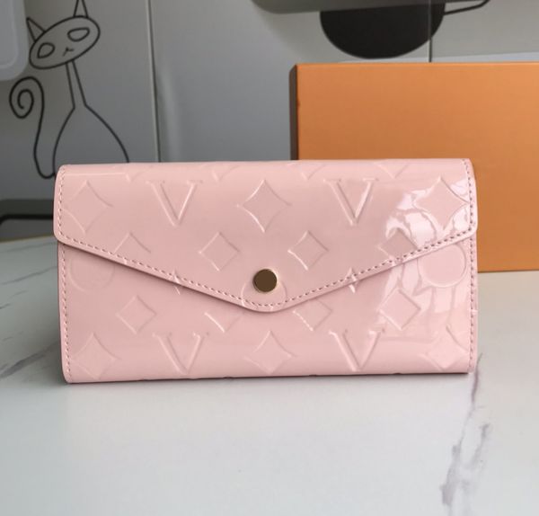 fashion designer wallets luxury envelope purses men womens patent leather wallet embossed flower letter long card holder slim money clutch b, Red;black
fashion designer wallets luxury envelope purses men womens patent leather wallet embossed flower letter long card holder slim money clutch b, Red;black