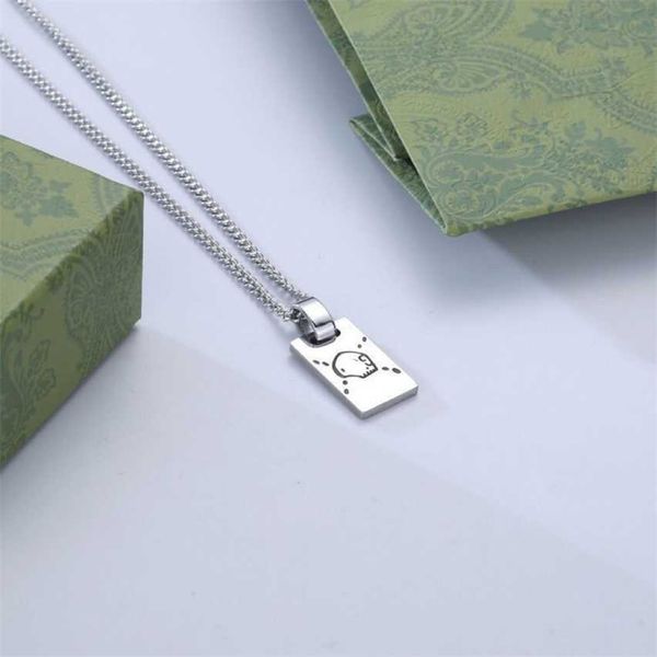 2023 designer new gujia double g skeleton ghost pendant necklace fashion rectangle elf hanging tag star same style, Black
2023 designer new gujia double g skeleton ghost pendant necklace fashion rectangle elf hanging tag star same style, Black