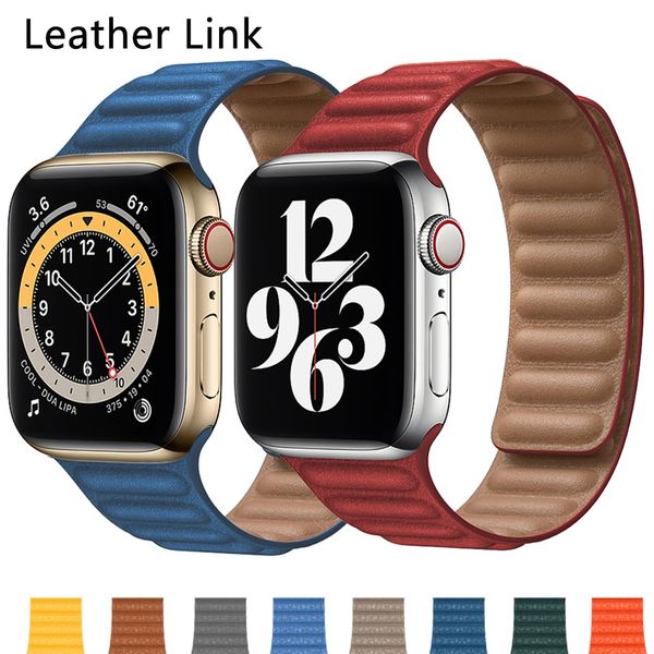 leather link for apple watch band 45mm 44mm 49mm 42mm magnetic loop bracelet iwatch series ultra 3 4 5 se 6 7 8 strap, Black;brown
leather link for apple watch band 45mm 44mm 49mm 42mm magnetic loop bracelet iwatch series ultra 3 4 5 se 6 7 8 strap, Black;brown