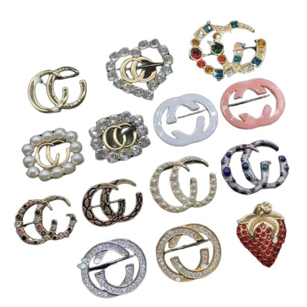 luxury designer double g letter brooches 18k gold plated crysta rhinestone bee brooch charm pearl pins jewelry no box, Gray
luxury designer double g letter brooches 18k gold plated crysta rhinestone bee brooch charm pearl pins jewelry no box, Gray