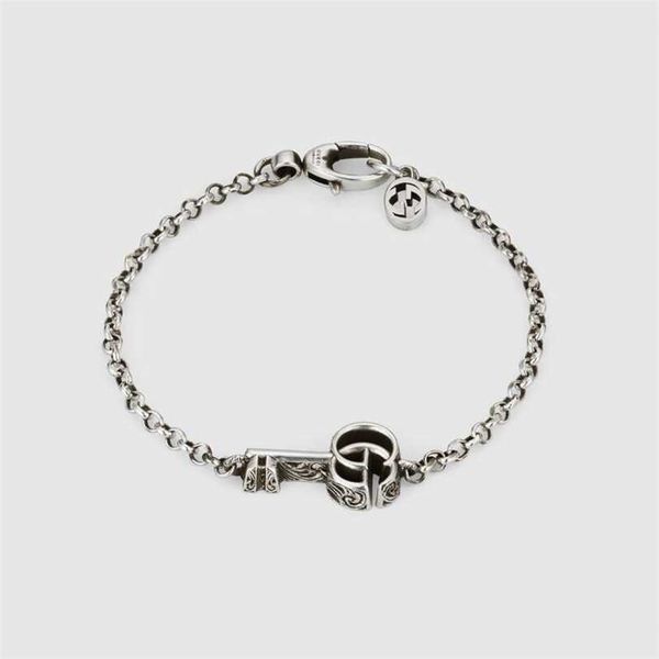 2023 designer new xiao zhan's same old family double g key bracelet men's and women's hip hop fashion new jewelry, Black
2023 designer new xiao zhan's same old family double g key bracelet men's and women's hip hop fashion new jewelry, Black