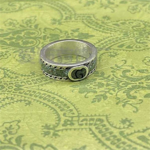 2023 designer new jewelry sterling silver used light green enamel interlocking letter men and women couple ring
2023 designer new jewelry sterling silver used light green enamel interlocking letter men and women couple ring