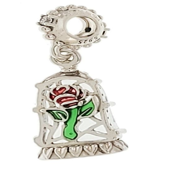 authentic pandoraer 925 sterling silver beauty rose flower dangle charm fit european loose bead bracelet jewelry, Black
authentic pandoraer 925 sterling silver beauty rose flower dangle charm fit european loose bead bracelet jewelry, Black