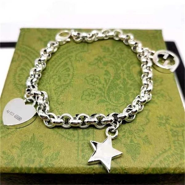 2023 designer new fashion jewelry fashion ancient double letter love star three small hanging pieces thin thick version men's and women, Black
2023 designer new fashion jewelry fashion ancient double letter love star three small hanging pieces thin thick version men's and women, Black