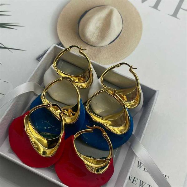 brand earrings celi style anna jill same large enamel gold 24 k finish brass ring exaggerated earrings, Golden
brand earrings celi style anna jill same large enamel gold 24 k finish brass ring exaggerated earrings, Golden