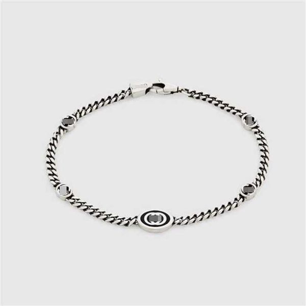 2023 designer new jewelry sterling silver black enamel double interlocking classic fashion bracelet for men and women
2023 designer new jewelry sterling silver black enamel double interlocking classic fashion bracelet for men and women